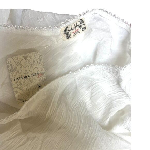 FREE PEOPLE IVORY/WHITE HALF SLIP MAXI SKIRT XS, S, M NWT - Picture 5 of 5